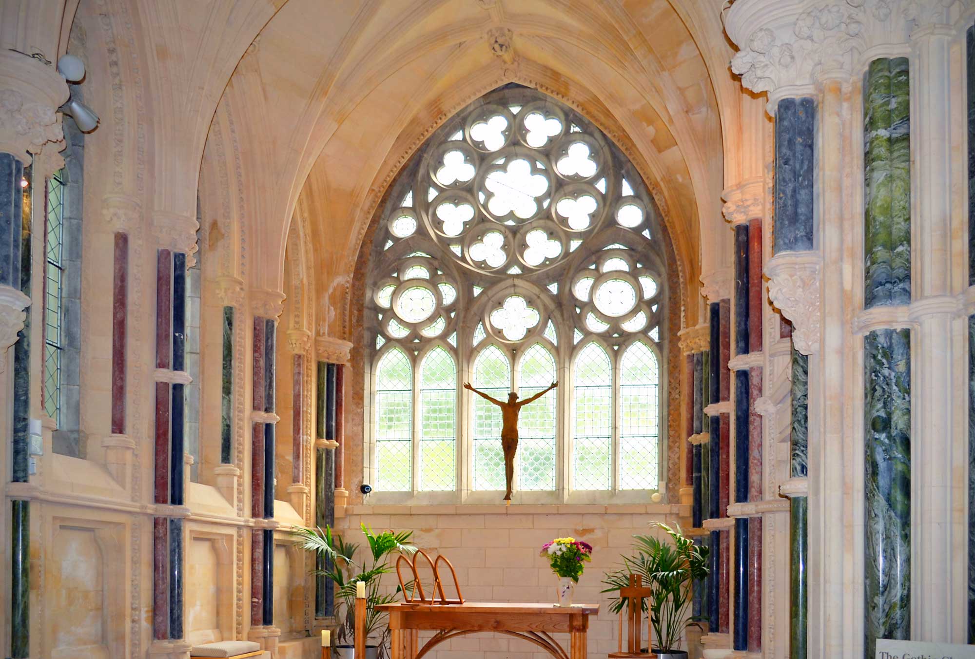 Irish Green Marble at Kylemore Abbey